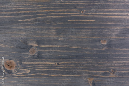 Blue wooden cutting board. Wood texture