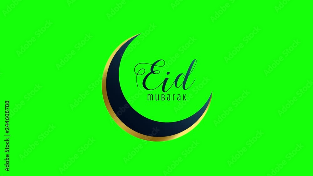 Inscription 3D moon on a green background. Animation. Celebration. Inscription 3D moon on a green background. Animation. Celebration.