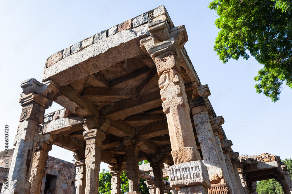 Structure in Qutub Minar, Delhi, India
