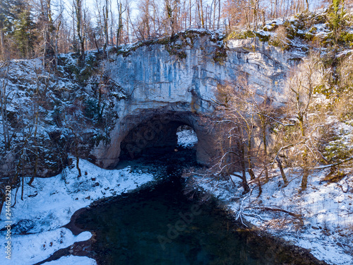 Rakov Skocjan ( Rakov Škocjan, Dolina Raka ) is a karst valley and the oldest landscape park in Slovenia full of natural phenomena as natural bridges, caves and springs.  photo