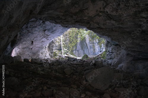 Rakov Skocjan ( Rakov Škocjan, Dolina Raka ) is a karst valley and the oldest landscape park in Slovenia full of natural phenomena as natural bridges, caves and springs. 