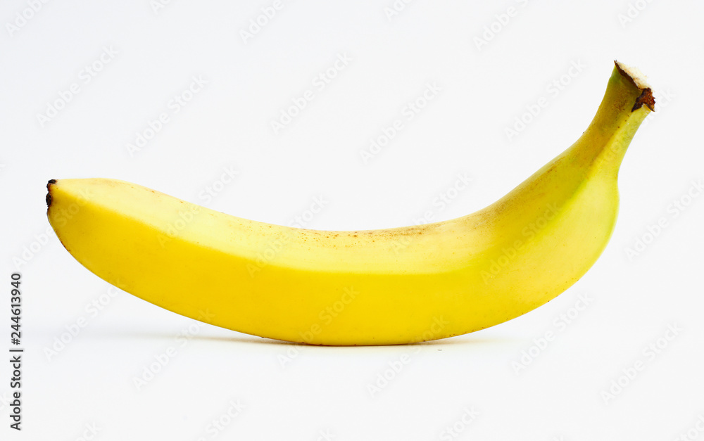 Banana on white background Banana on white background