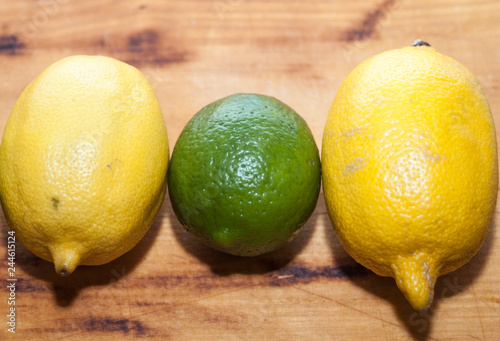 lemon fruit with leaf isolated on white background Clipping Path