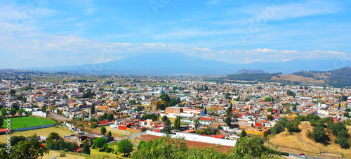 Cholula - a city in central Mexico known for its Great Pyramid. 
