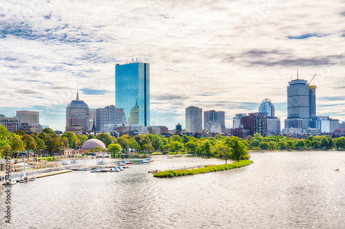 Boston, Massachusetts City Skyline photo