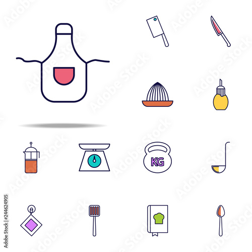 kitchen apron icon. web icons universal set for web and mobile