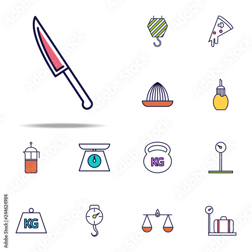 kitchen knife icon. web icons universal set for web and mobile