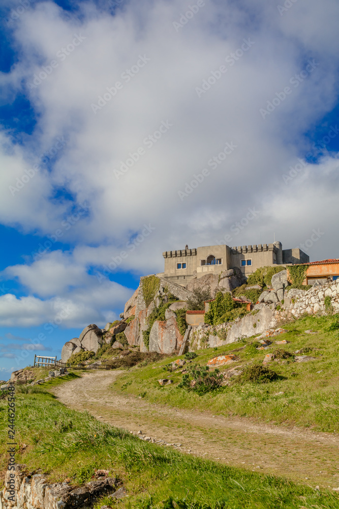 Vista do Santuario da Peninha em Sintra Portugal Vista do Santuario da Peninha em Sintra Portugal