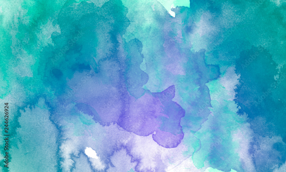 Fototapeta premium Abstract watercolor background