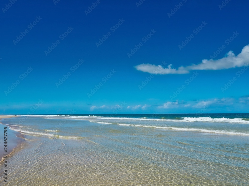 Fototapeta premium Woorim Beach In Bribie Island, Queensland, Australia