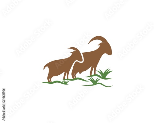 Goat Logo Template