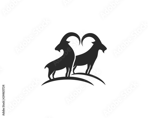 Goat Logo Template
