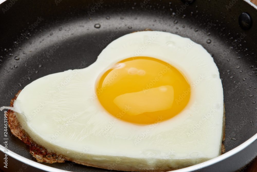 Pan with fried egg Pan with fried egg