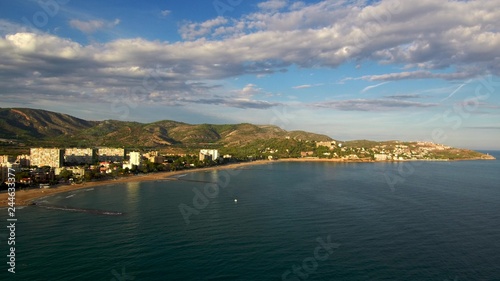 Beach of Benicassim. Castellon. Spain. Drone Photo © VEOy.com