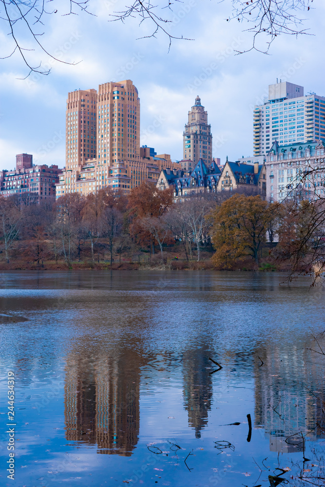 Fototapeta premium Odbicie w Central Parku