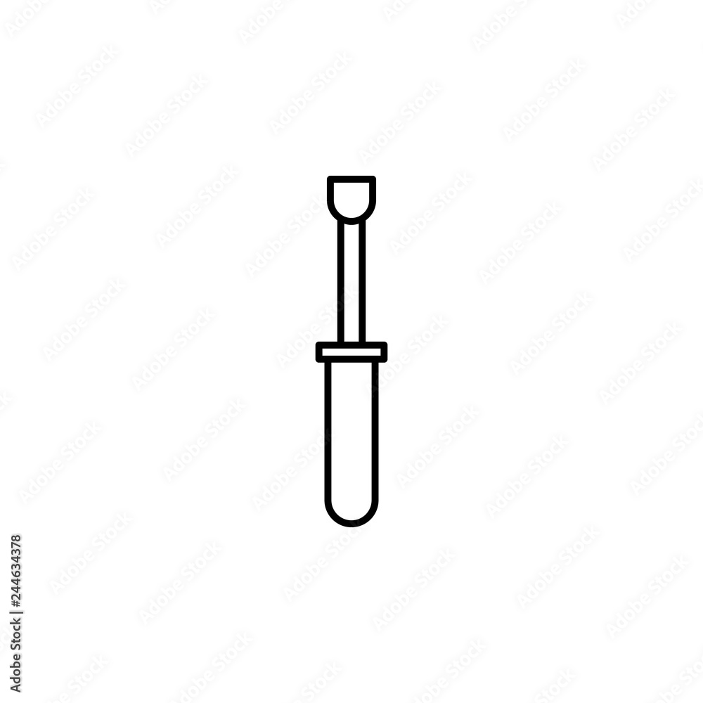 electricity, screwdriver icon. Element of electricity for mobile concept and web apps illustration