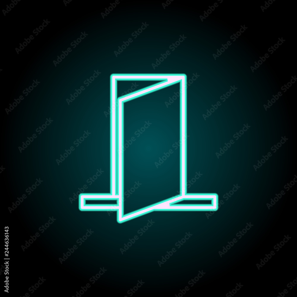 opened door icon. Elements of Navigation in neon style icons. Simple icon for websites, web design, mobile app, info graphics opened door icon. Elements of Navigation in neon style icons. Simple icon for websites, web design, mobile app, info graphics