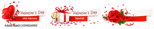 Valentine's Day - Banner Set