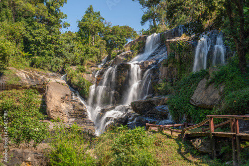  Mae Klang waterfall in Doi Ithanon national park, Thailand