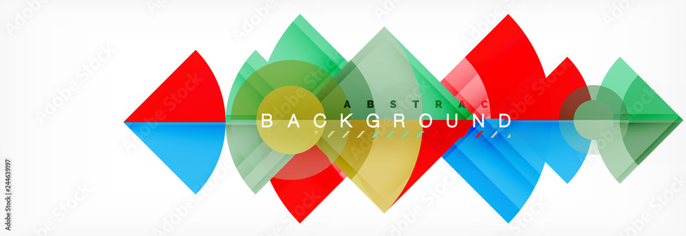 Modern geometric abstract background Modern geometric abstract background