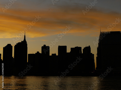 Manhattan sunset