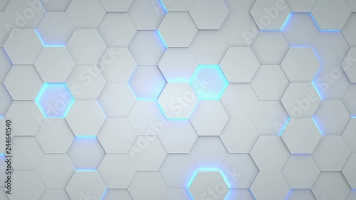Abstract Hexagon Geometric Surface Loop