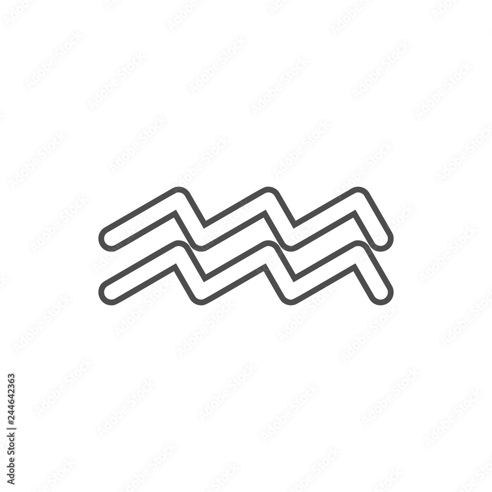 Zodiac Aquarius Saturn icon. Element of cyber security for mobile concept and web apps icon. Thin line icon for website design and development, app development Zodiac Aquarius Saturn icon. Element of cyber security for mobile concept and web apps icon. Thin line icon for website design and development, app development