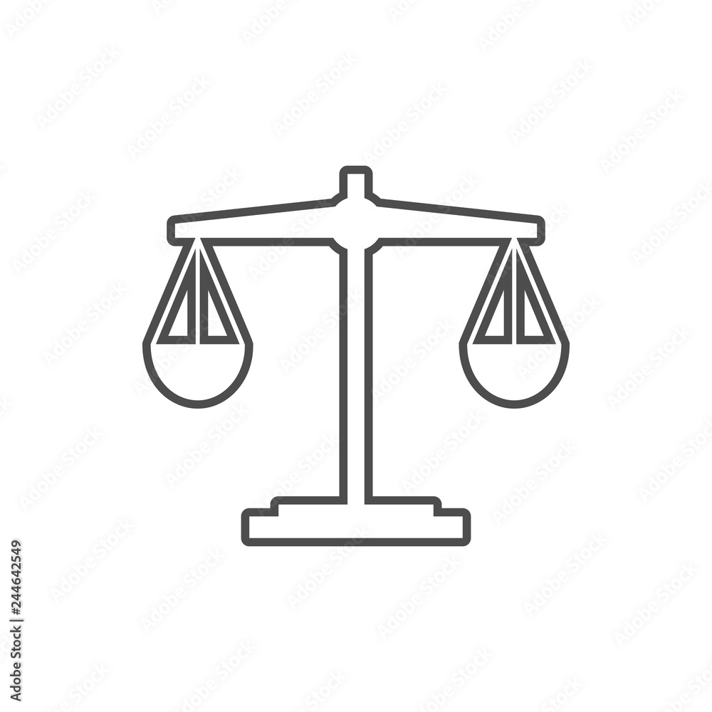 Libra icon. Element of cyber security for mobile concept and web apps icon. Thin line icon for website design and development, app development Libra icon. Element of cyber security for mobile concept and web apps icon. Thin line icon for website design and development, app development