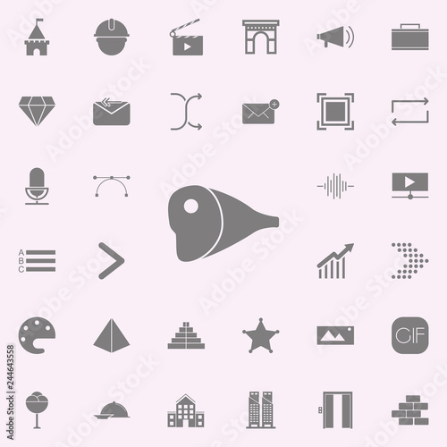 Meat icon. web icons universal set for web and mobile