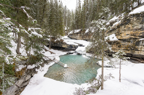 Snowy Waterfall Pool photo