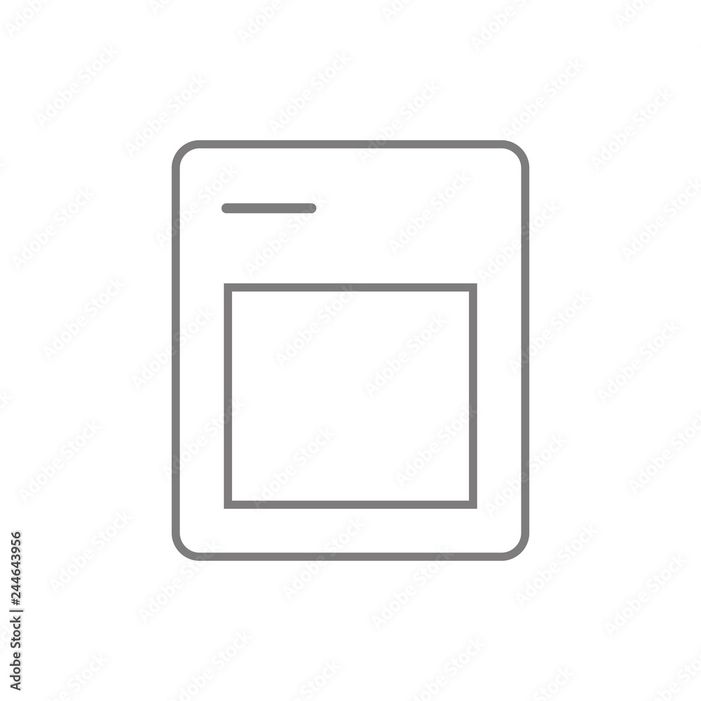 File icon. Element of web, minimalistic for mobile concept and web apps icon. Thin line icon for website design and development, app development File icon. Element of web, minimalistic for mobile concept and web apps icon. Thin line icon for website design and development, app development
