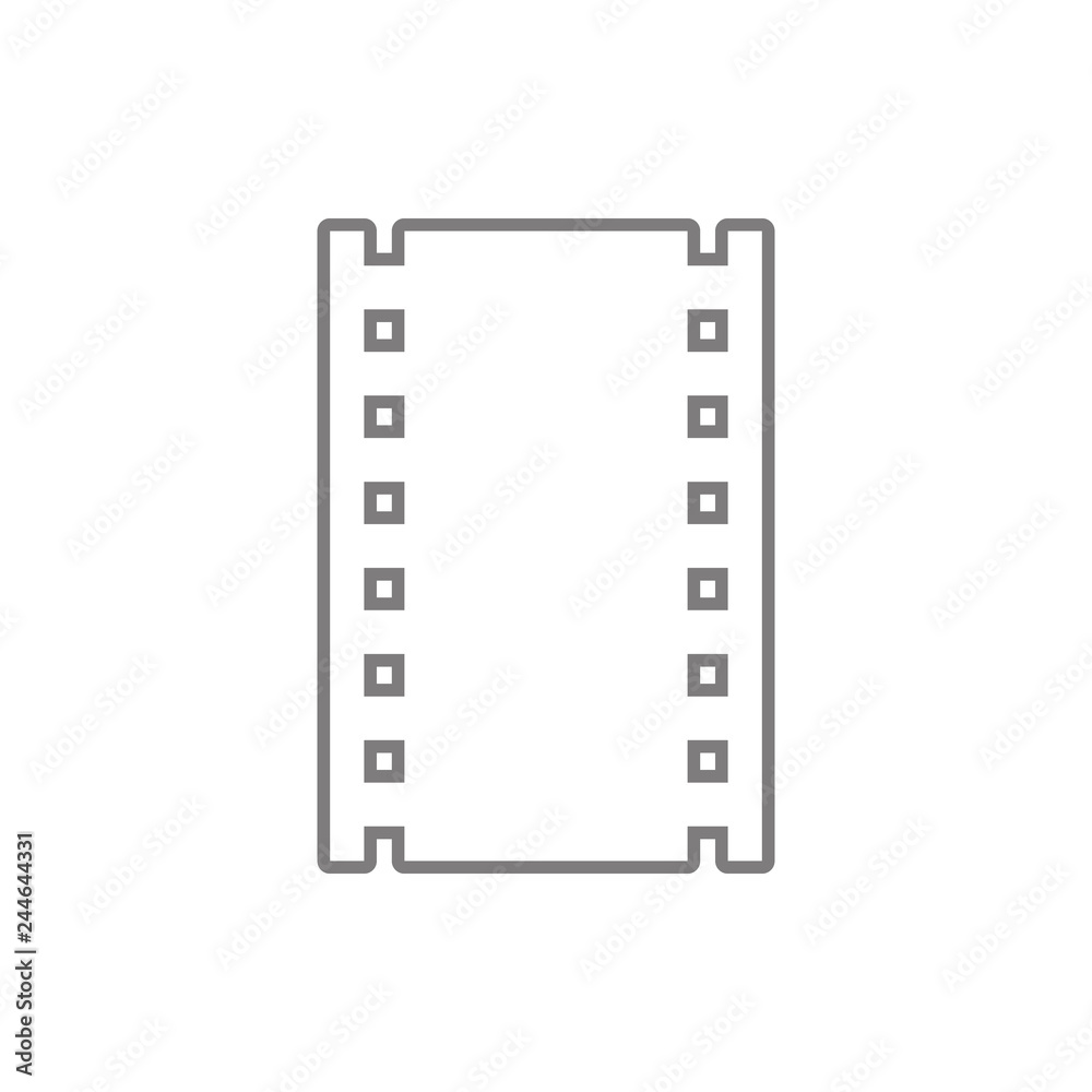 Film or Medias icon. Element of cyber security for mobile concept and web apps icon. Thin line icon for website design and development, app development