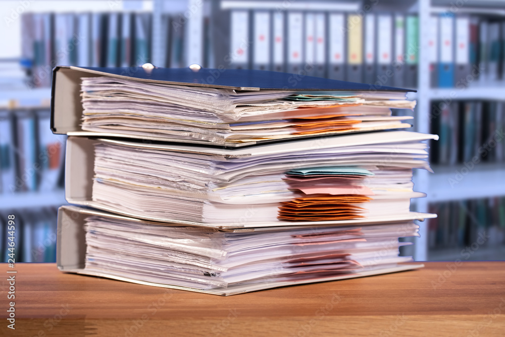 Bürokratie: Aktenberge Bürokratie: Aktenberge