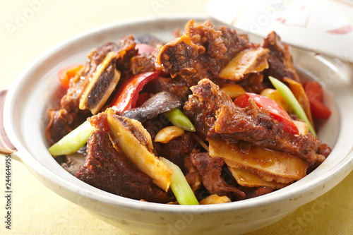 Delicious Chinese cuisine, Pork ribs