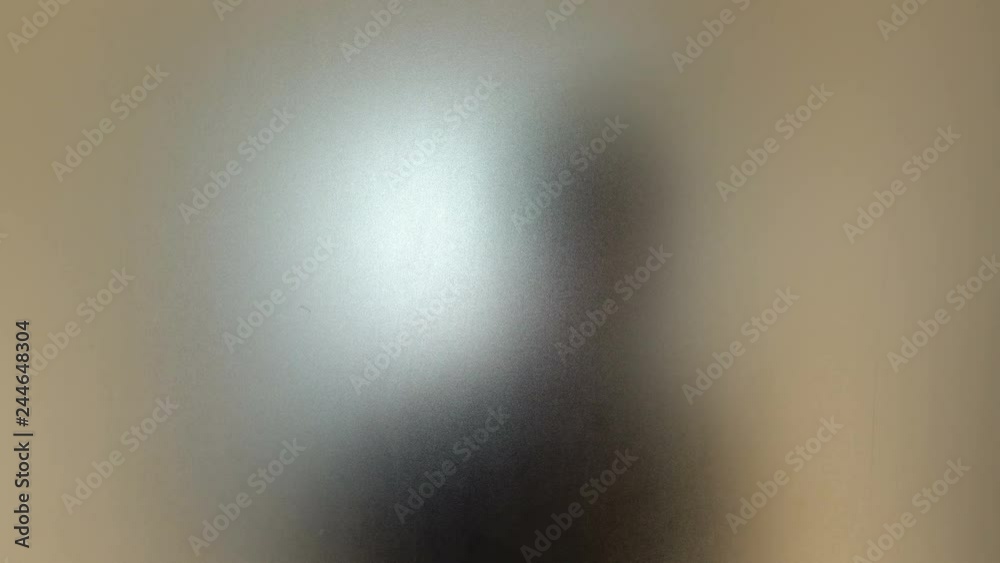 silhouette of hand on mirror,Horror movie concept,Halloween festival scene