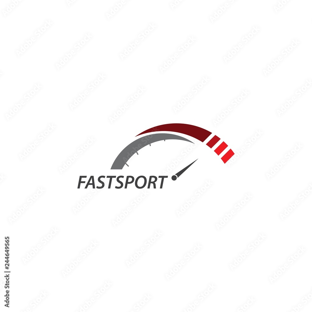 Fototapeta premium Racing Speed Logo Vector Template