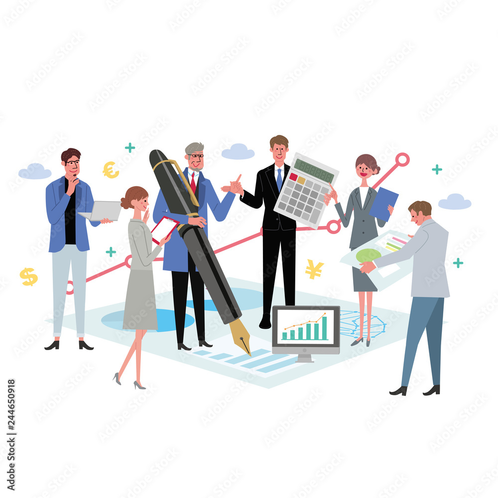 ビジネスコンセプト イラスト チームワーク 会議 プロフェッショナル Stock ベクター Adobe Stock ビジネスコンセプト イラスト チームワーク 会議 プロフェッショナル Stock ベクター Adobe Stock