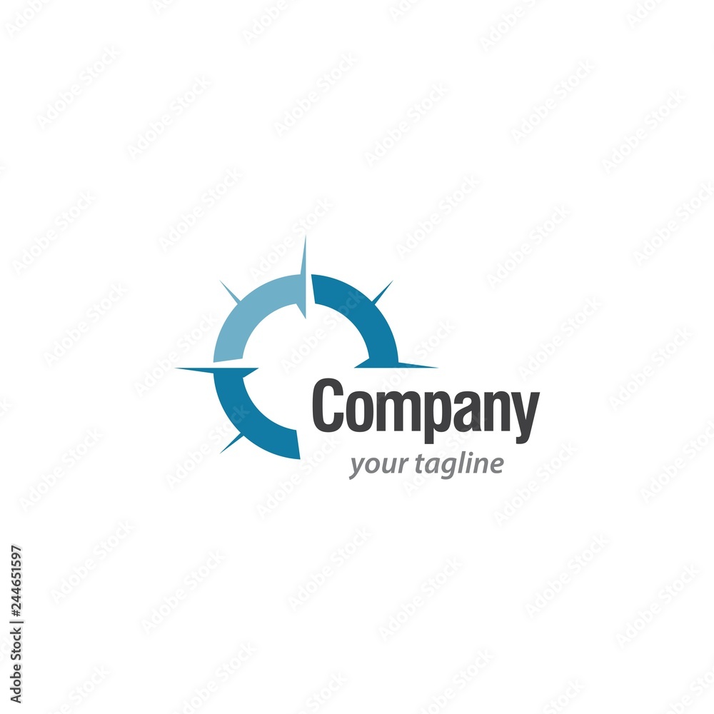 Compass Logo Design Vector Template Compass Logo Design Vector Template