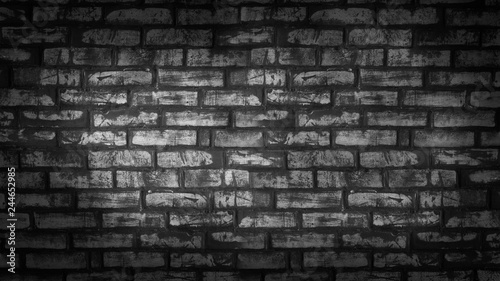 The texture of the brick is gray. Background brick brick wall wall.