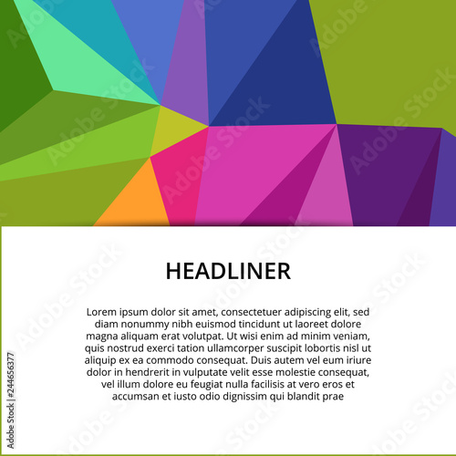 Abstract Modern Banner Background Design Vector Template