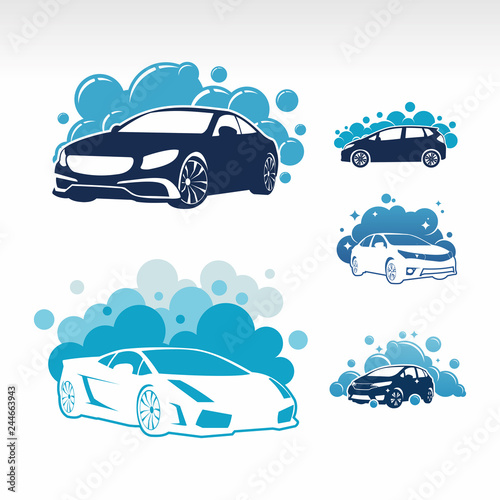 1 set of sports cars and luxury car wash