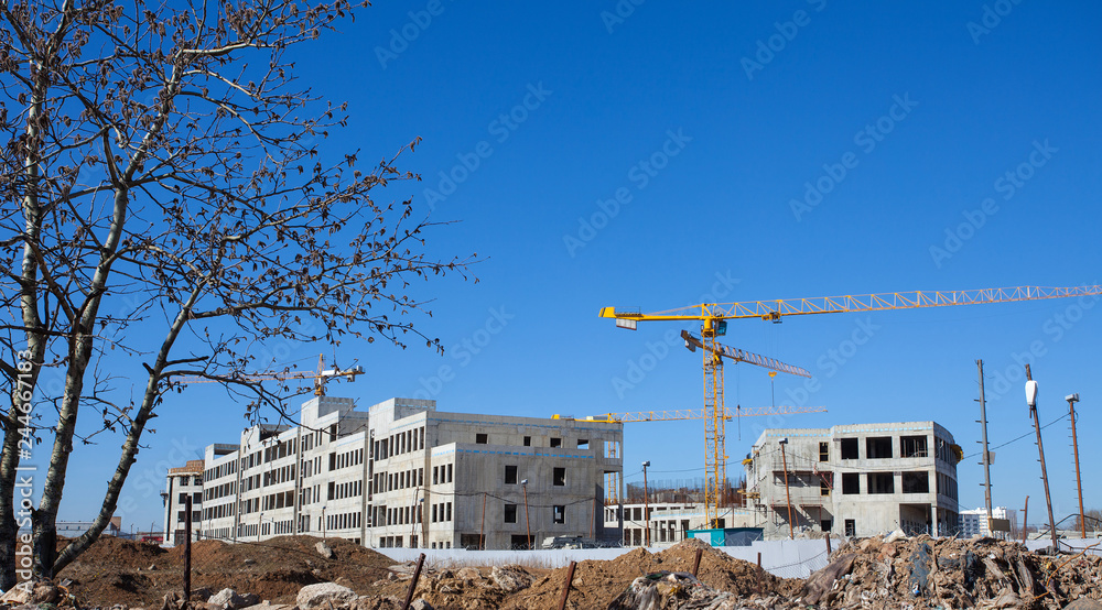 construction of an office complex
