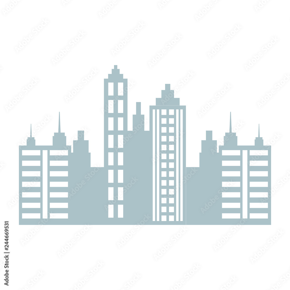 City buildings design