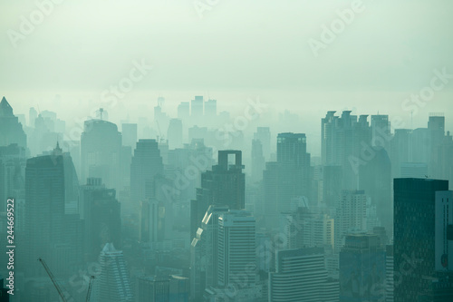 THAILAND BANGKOK CITY SKYLINE SUNRISE