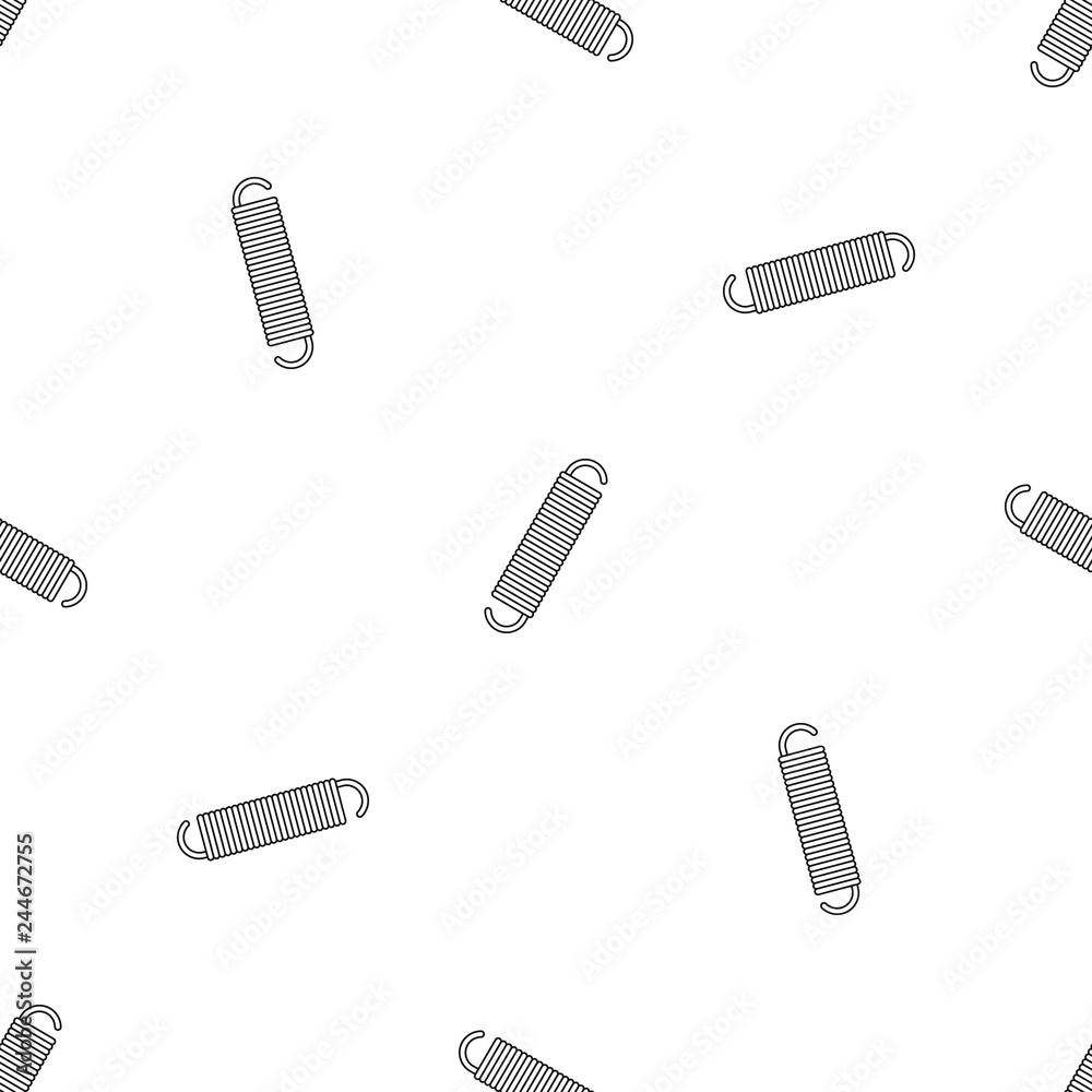 Metal coil pattern seamless vector repeat geometric for any web design