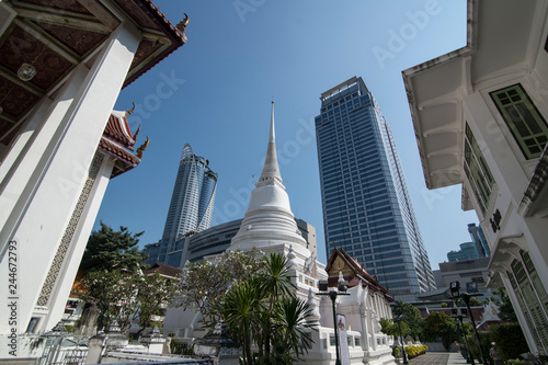 Photography THAILAND BANGKOK WAT PATHUM WANARAM