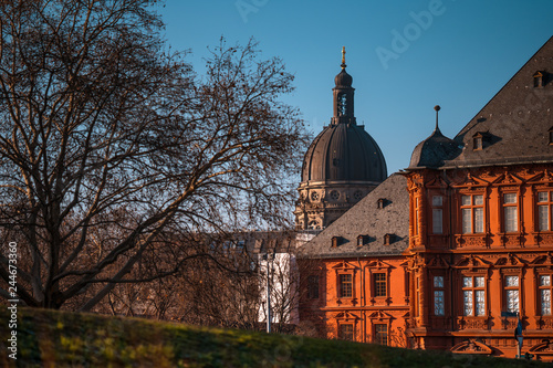 Kurfürstliches Schloss und Christuskirche in Mainz photo