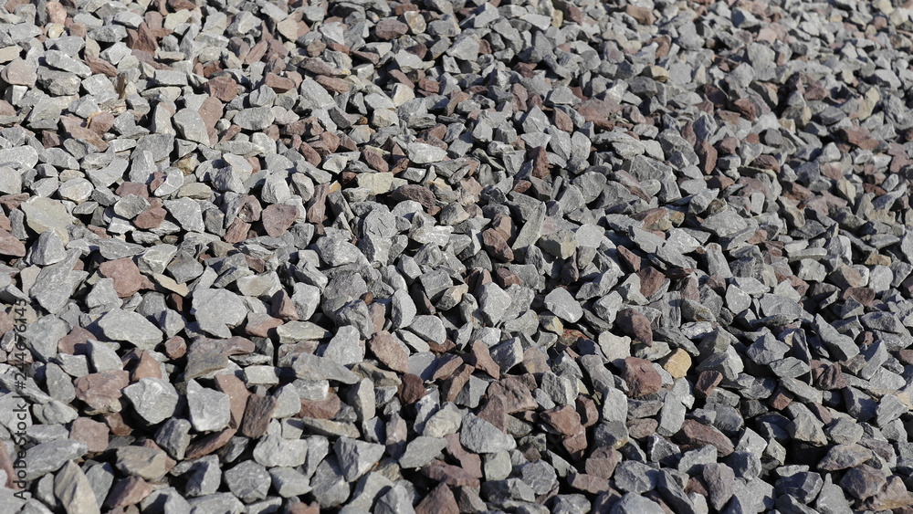 Granitsplitt Nahaufnahme Baustoffe Granitsplitt Nahaufnahme Baustoffe