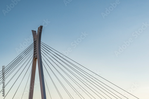 つり橋の支柱 Suspension bridge
