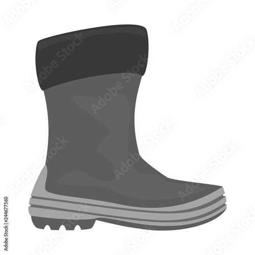 Isolated object of shoe and footwear logo. Collection of shoe and foot vector icon for stock.